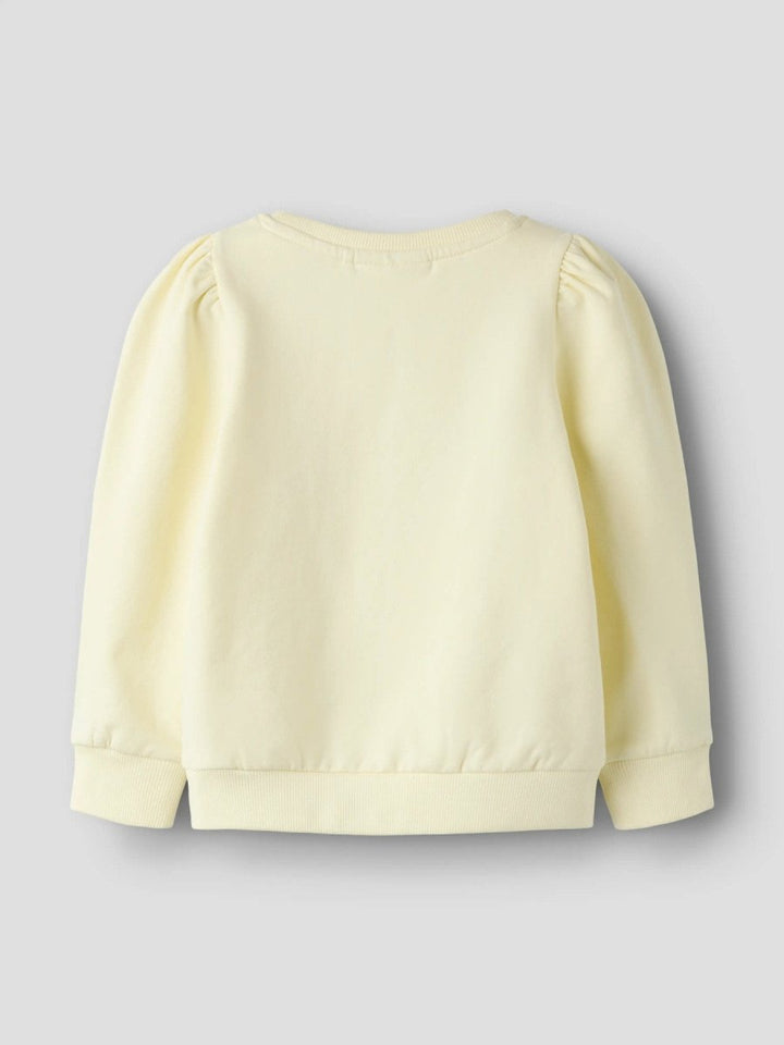 name it mini FILUKKA LS SWEAT - Pear Sorbet | Torgunns Barneklær AS