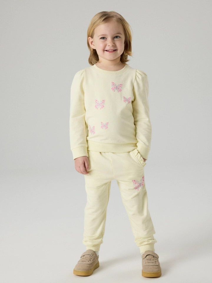 name it mini FILUKKA SWEAT PANT - Pear Sorbet | Torgunns Barneklær AS