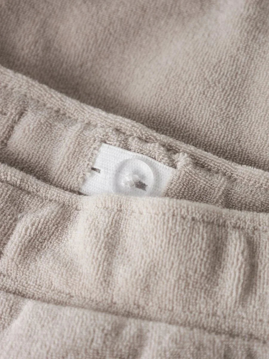 name it mini FINTI NREG TERRY SHORTS BOX - Chateau Gray | Torgunns Barneklær AS