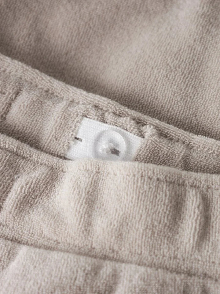 name it mini FINTI NREG TERRY SHORTS BOX - Chateau Gray | Torgunns Barneklær AS