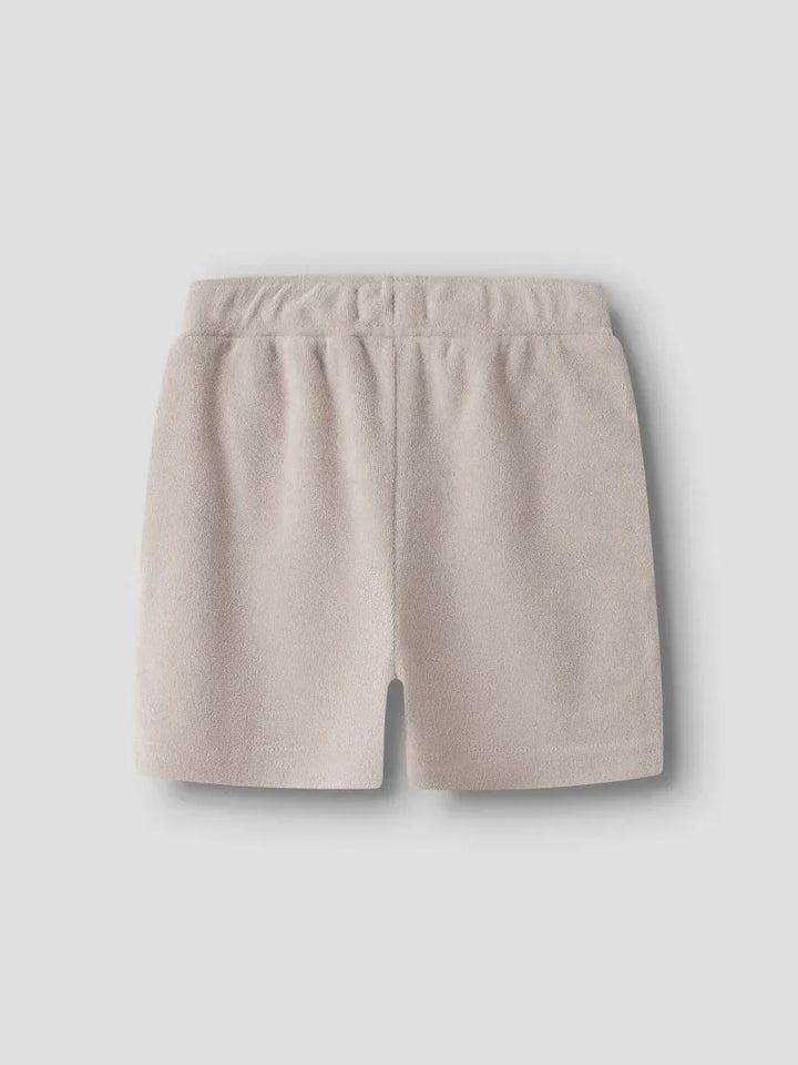 name it mini FINTI NREG TERRY SHORTS BOX - Chateau Gray | Torgunns Barneklær AS