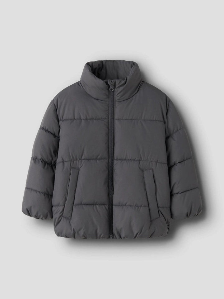 name it mini FORTY Pufferjakke - Blackened Pearl | Torgunns Barneklær AS