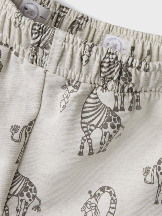 name it mini FREDDIE SWEAT SHORTS - Peyote Melange | Torgunns Barneklær AS