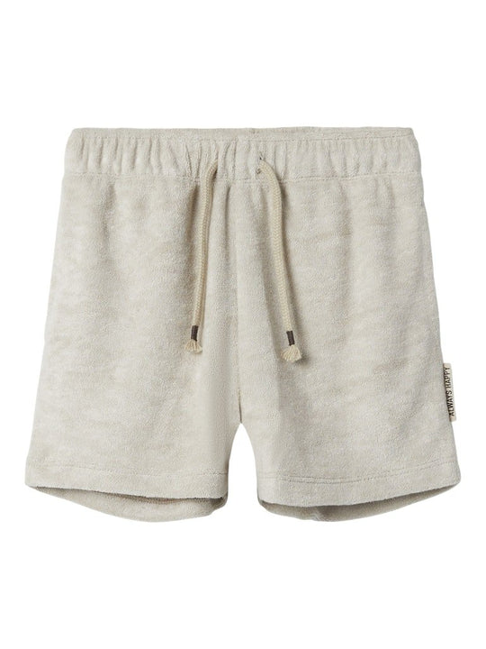 name it mini FREDE NREG TERRY SHORTS - Peyote | Torgunns Barneklær AS