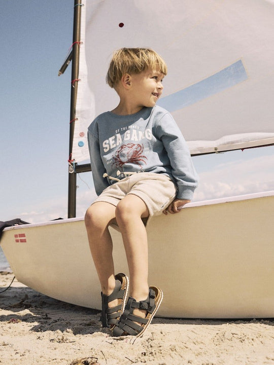 name it mini FREDE NREG TERRY SHORTS - Peyote | Torgunns Barneklær AS