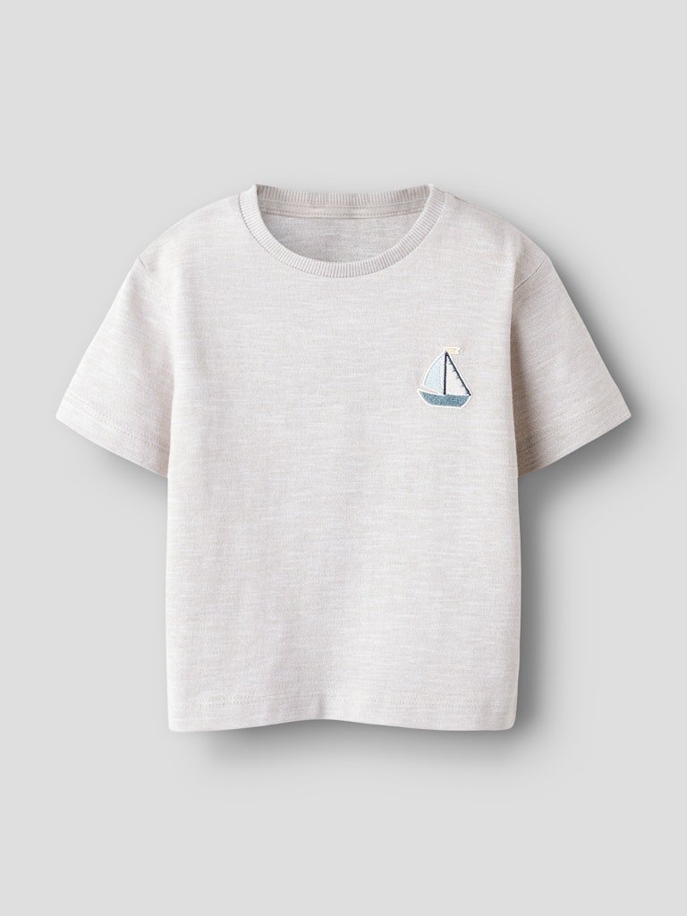 name it mini FREDERY SS T-shirt - Island Fossil | Torgunns Barneklær AS