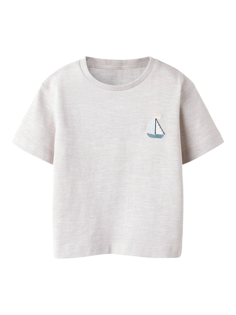 name it mini FREDERY SS T-shirt - Island Fossil | Torgunns Barneklær AS