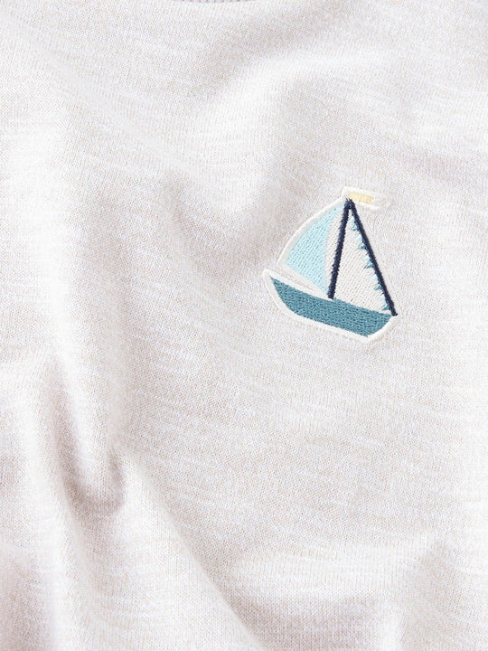 name it mini FREDERY SS T-shirt - Island Fossil | Torgunns Barneklær AS