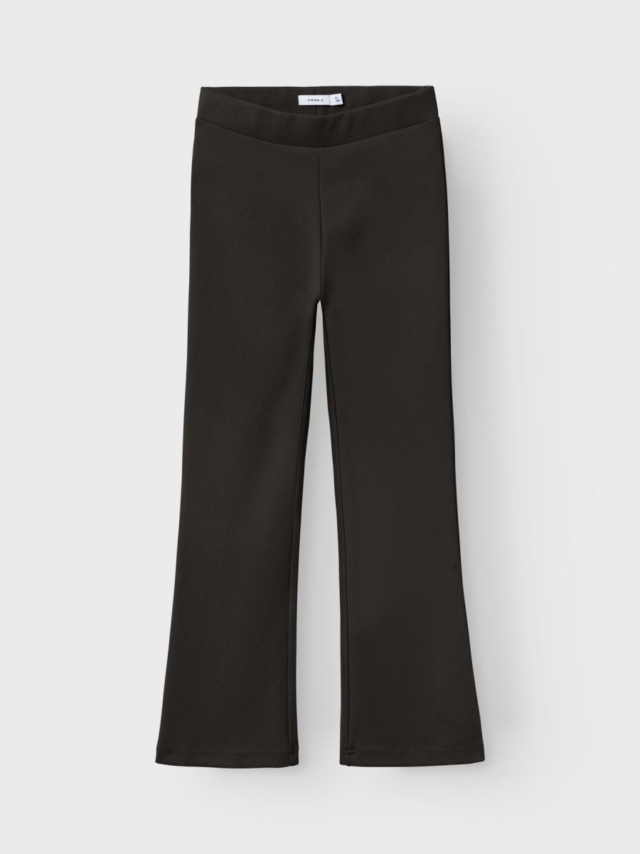 name it mini FRIKKALI BOOTCUT PANT NOOS - Black | Torgunns Barneklær AS