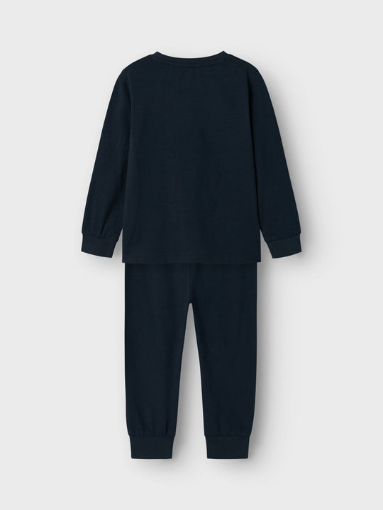 name it mini GEORG GRIS PYSJAMAS - Dark Sapphire | Torgunns Barneklær AS