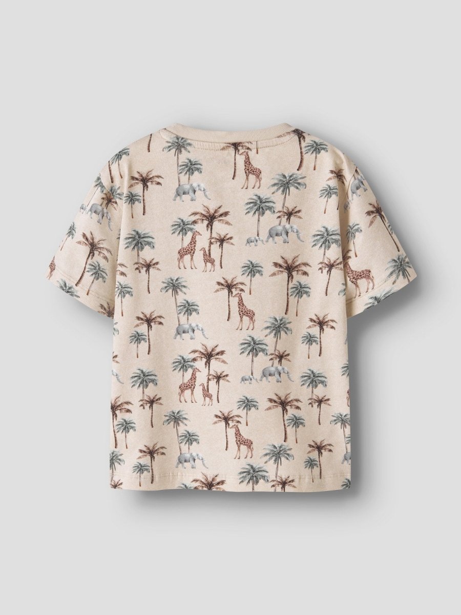 name it mini HARRY SS TOP - Peyote Melange | Torgunns Barneklær AS