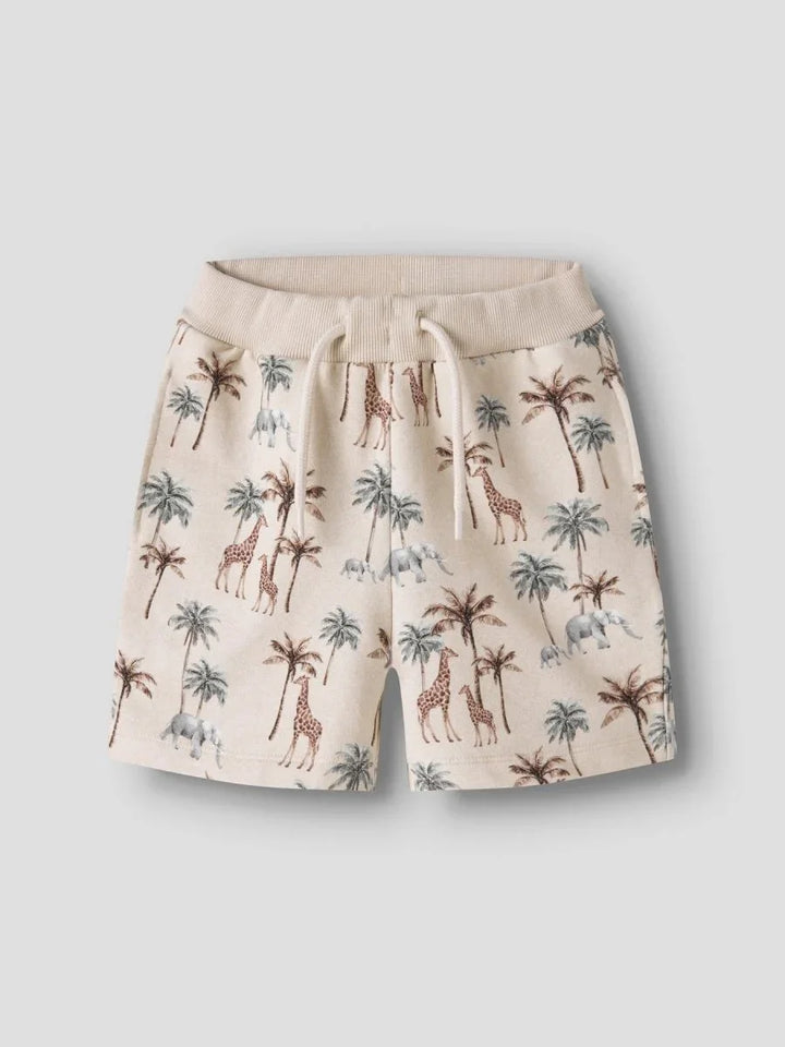 name it mini HENRY SWEAT SHORTS - Peyote Melange | Torgunns Barneklær AS