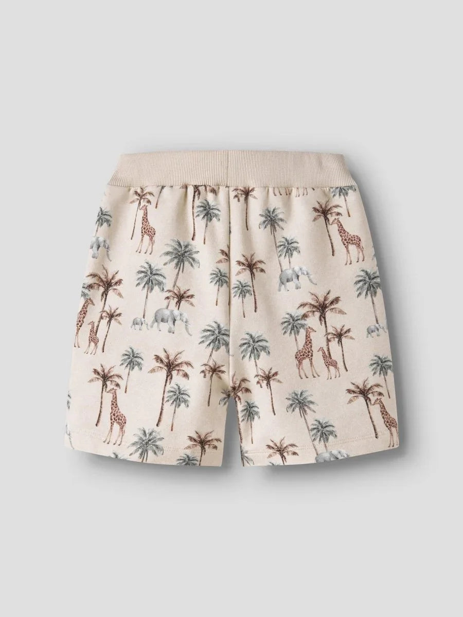 name it mini HENRY SWEAT SHORTS - Peyote Melange | Torgunns Barneklær AS