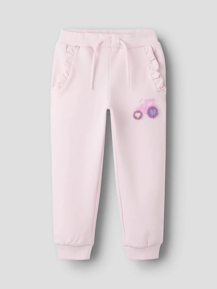 name it mini HIANA TRAKTOR SWEAT PANT - Cradle Pink | Torgunns Barneklær AS