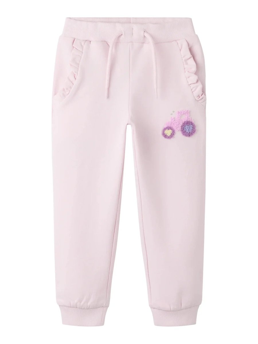 name it mini HIANA TRAKTOR SWEAT PANT - Cradle Pink | Torgunns Barneklær AS