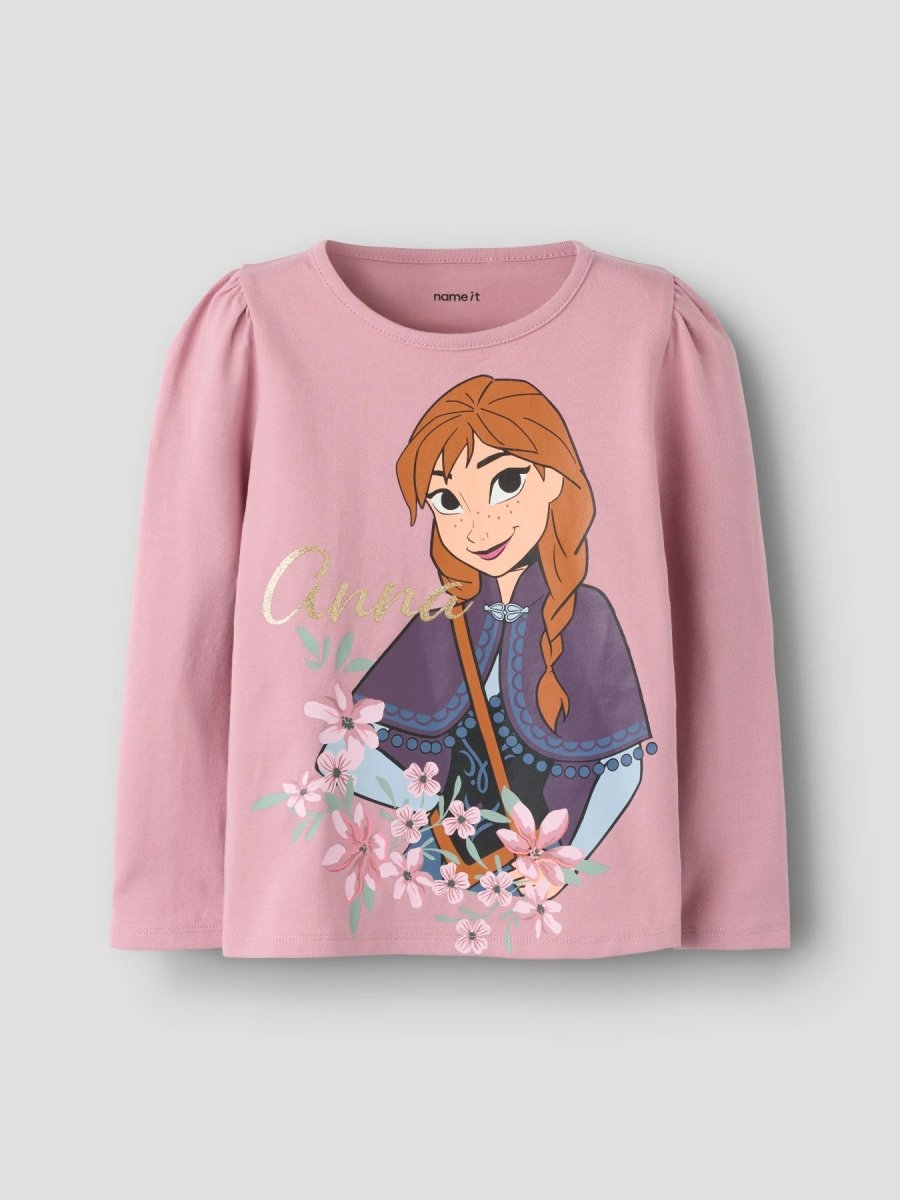 name it mini JALA FROZEN ANNA LS TOP - Lilas | Torgunns Barneklær AS