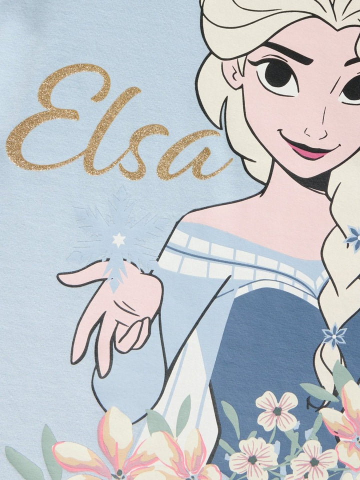 name it mini JALA FROZEN ELSA LS TOP - Subdued Blue | Torgunns Barneklær AS