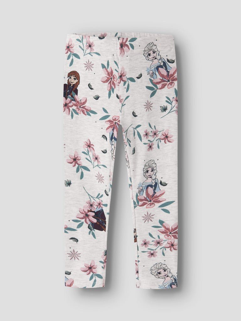 name it mini JALINDA FROZEN LEGGING - Peyote Melange | Torgunns Barneklær AS