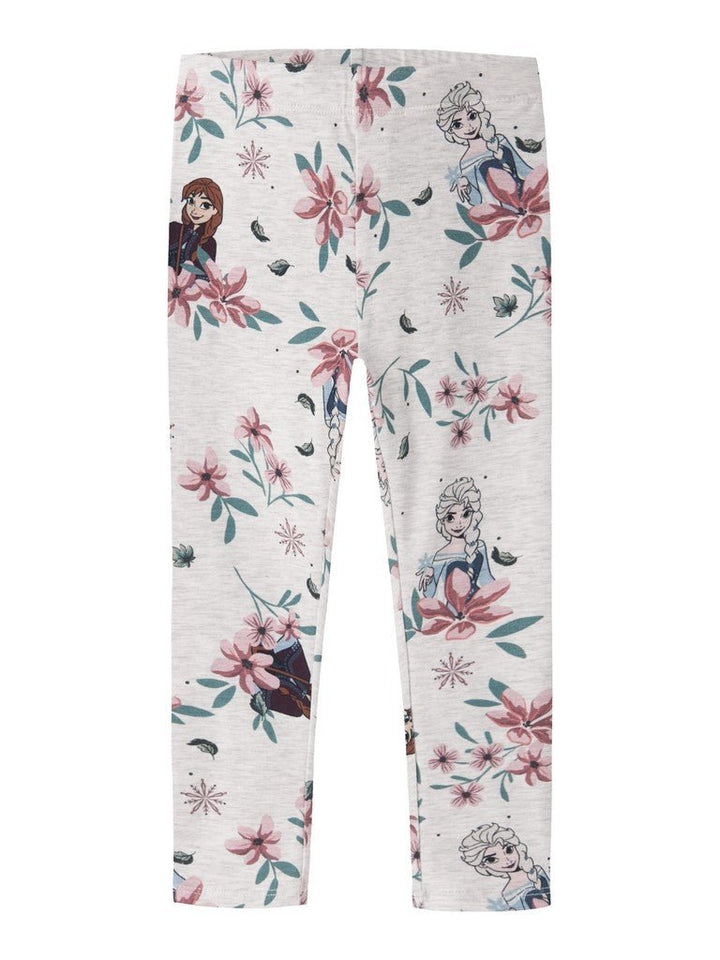 name it mini JALINDA FROZEN LEGGING - Peyote Melange | Torgunns Barneklær AS