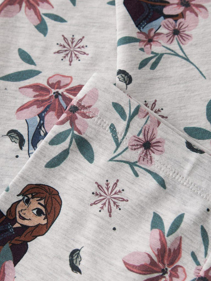 name it mini JALINDA FROZEN LEGGING - Peyote Melange | Torgunns Barneklær AS