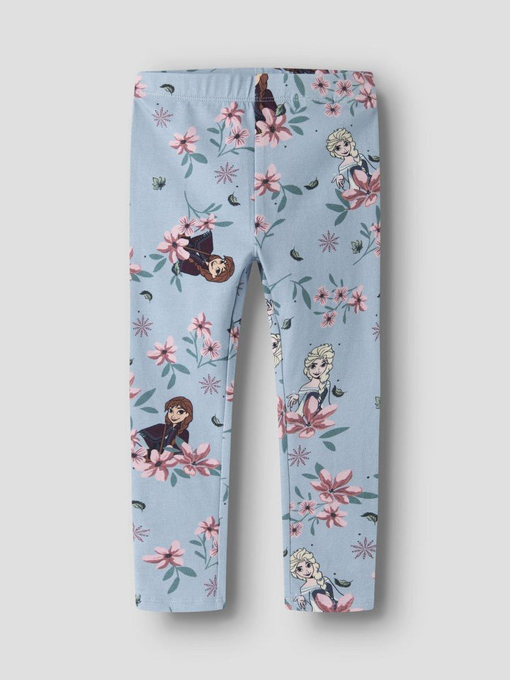name it mini JALINDA FROZEN LEGGING - Subdued Blue | Torgunns Barneklær AS
