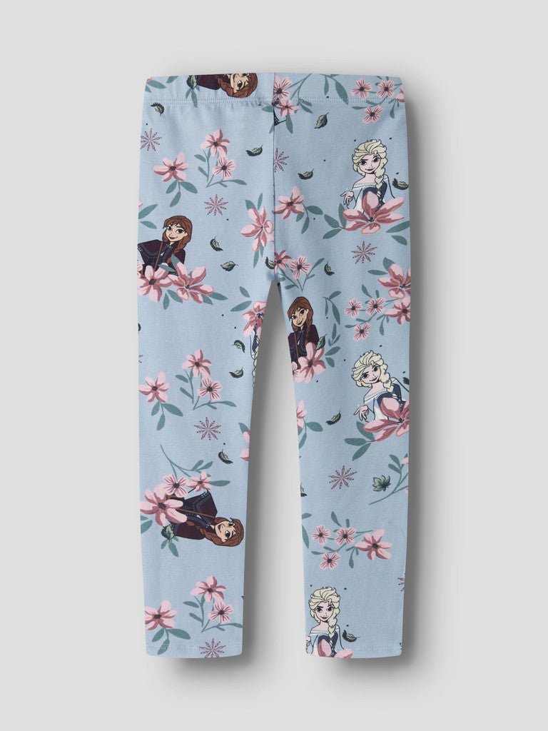name it mini JALINDA FROZEN LEGGING - Subdued Blue | Torgunns Barneklær AS
