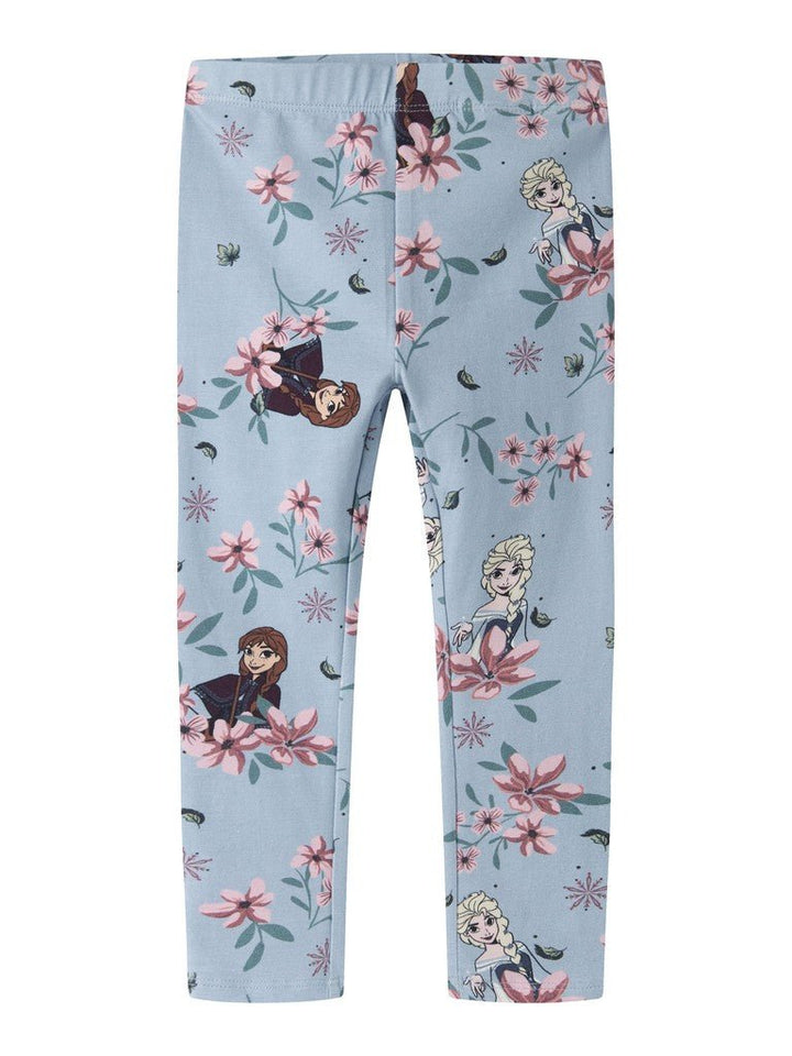 name it mini JALINDA FROZEN LEGGING - Subdued Blue | Torgunns Barneklær AS