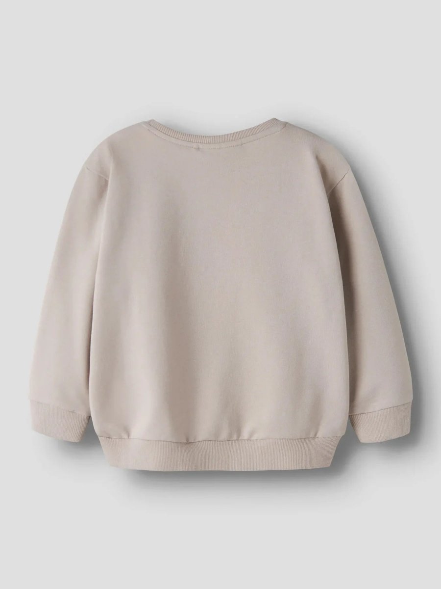 name it mini JASO LS SWEAT - Chateau Gray | Torgunns Barneklær AS