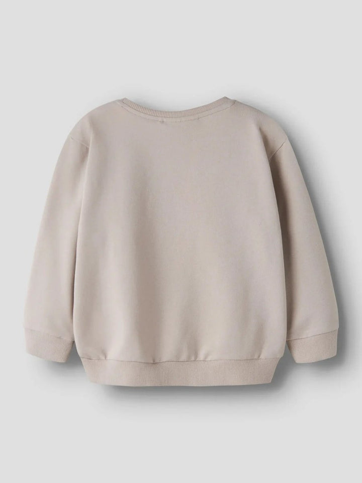 name it mini JASO LS SWEAT - Chateau Gray | Torgunns Barneklær AS