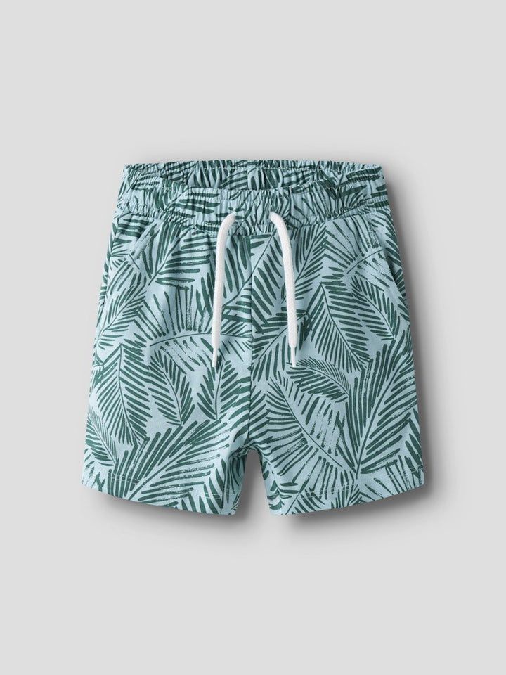 name it mini JIVAN NREG SHORTS PB - Deep Jungle | Torgunns Barneklær AS
