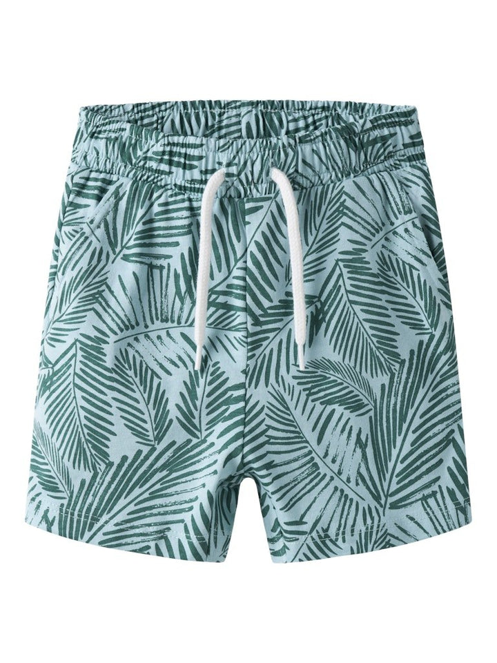 name it mini JIVAN NREG SHORTS PB - Deep Jungle | Torgunns Barneklær AS