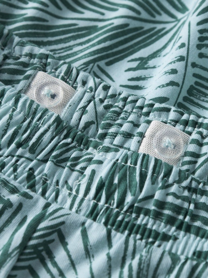 name it mini JIVAN NREG SHORTS PB - Deep Jungle | Torgunns Barneklær AS