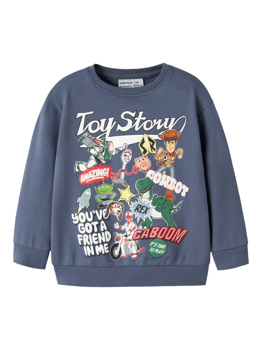 name it mini JOKUM TOY STORY SWEAT - Vintage Indigo | Torgunns Barneklær AS