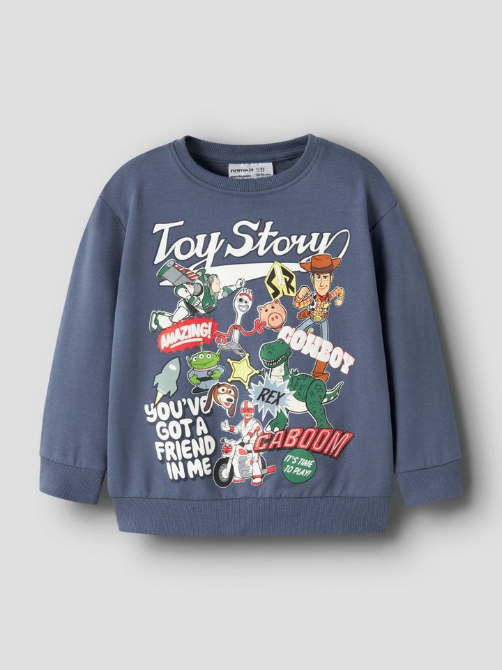 name it mini JOKUM TOY STORY SWEAT - Vintage Indigo | Torgunns Barneklær AS