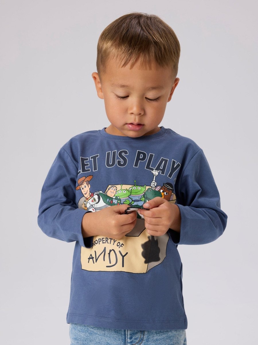 name it mini JOSBA TOY STORY LS TOP - Vintage Indigo | Torgunns Barneklær AS