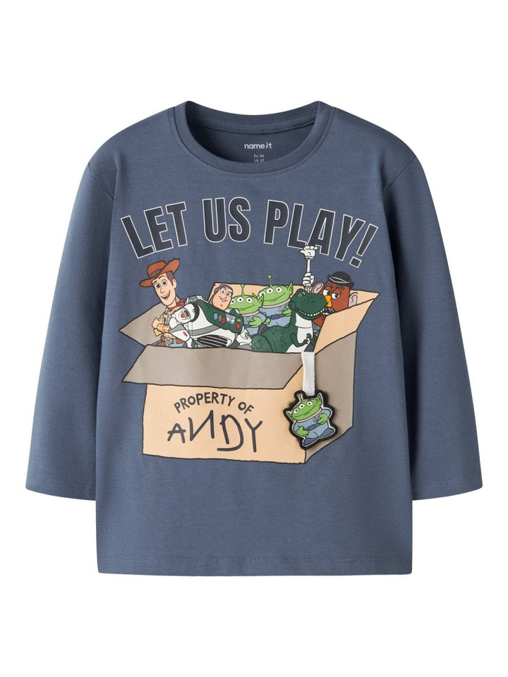 name it mini JOSBA TOY STORY LS TOP - Vintage Indigo | Torgunns Barneklær AS
