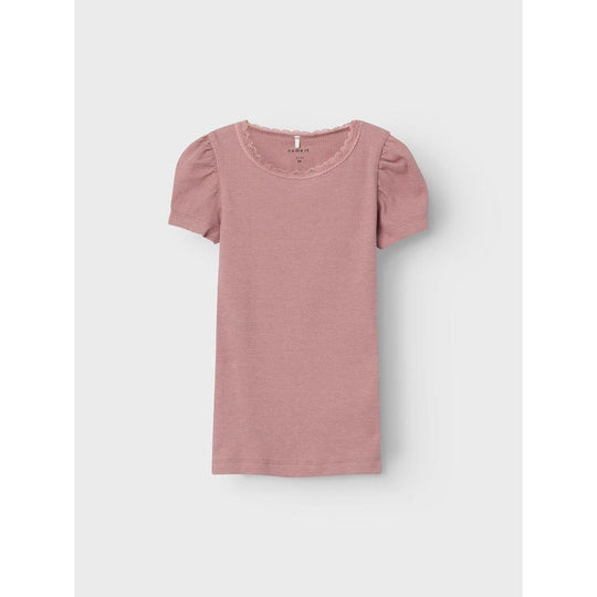 name it mini KAB SS TOP NOOS - Deauville Mauve | Torgunns Barneklær AS
