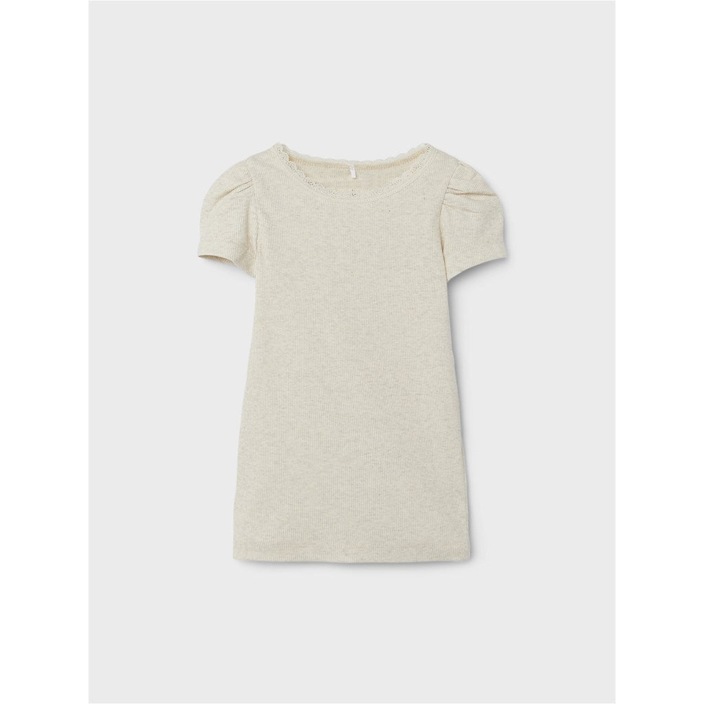 name it mini KAB SS TOP NOOS - Peyote Melange | Torgunns Barneklær AS