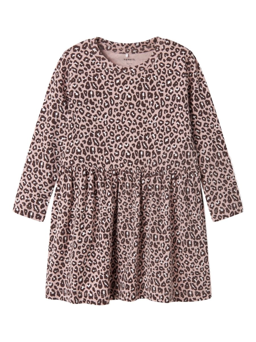 name it mini LEOANA M LS DRESS - Burnished Lilac | Torgunns Barneklær AS