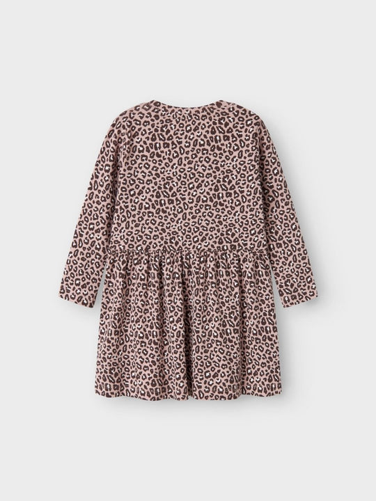 name it mini LEOANA M LS DRESS - Burnished Lilac | Torgunns Barneklær AS