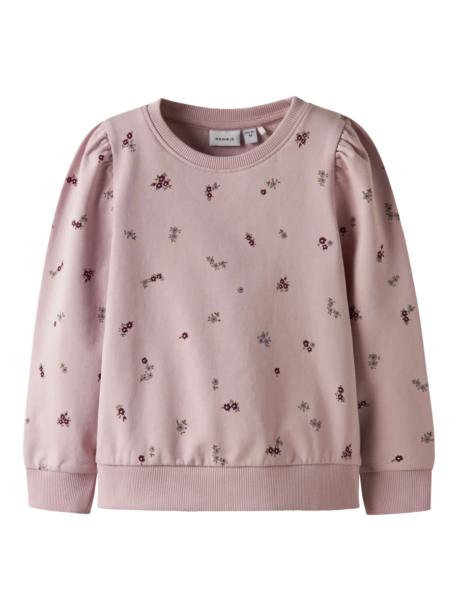 name it mini LOWER LS SWEAT - Burnished Lilac | Torgunns Barneklær AS