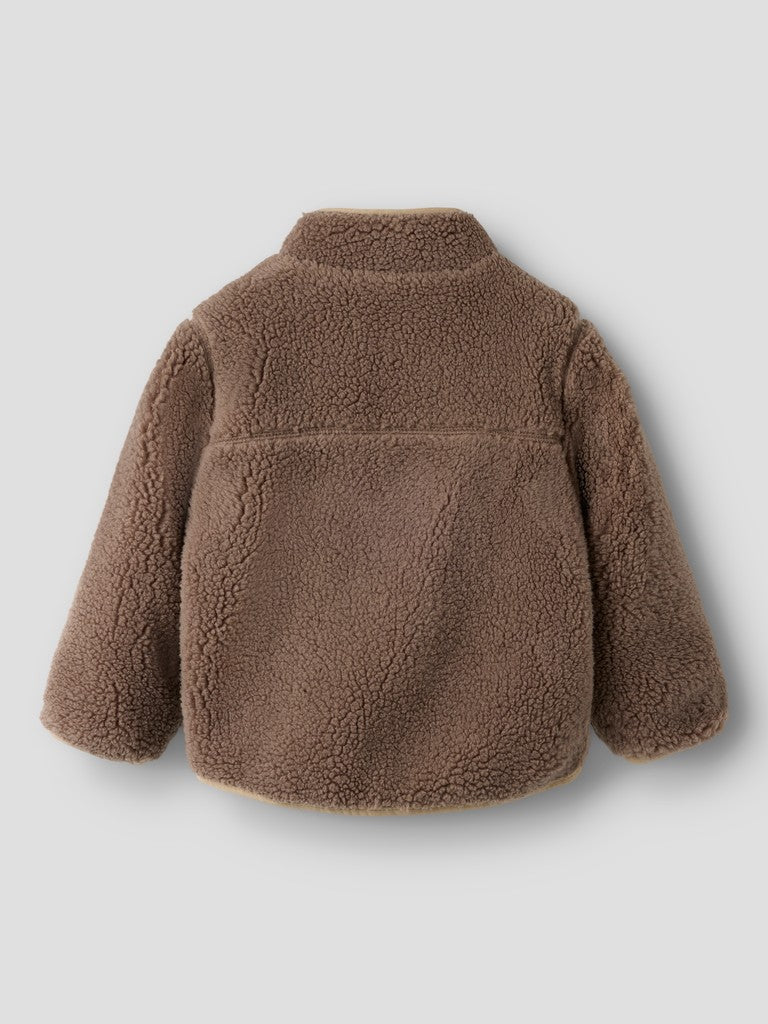 name it mini MATTIA SHERPA JACKET - Mountain Trail | Torgunns Barneklær AS