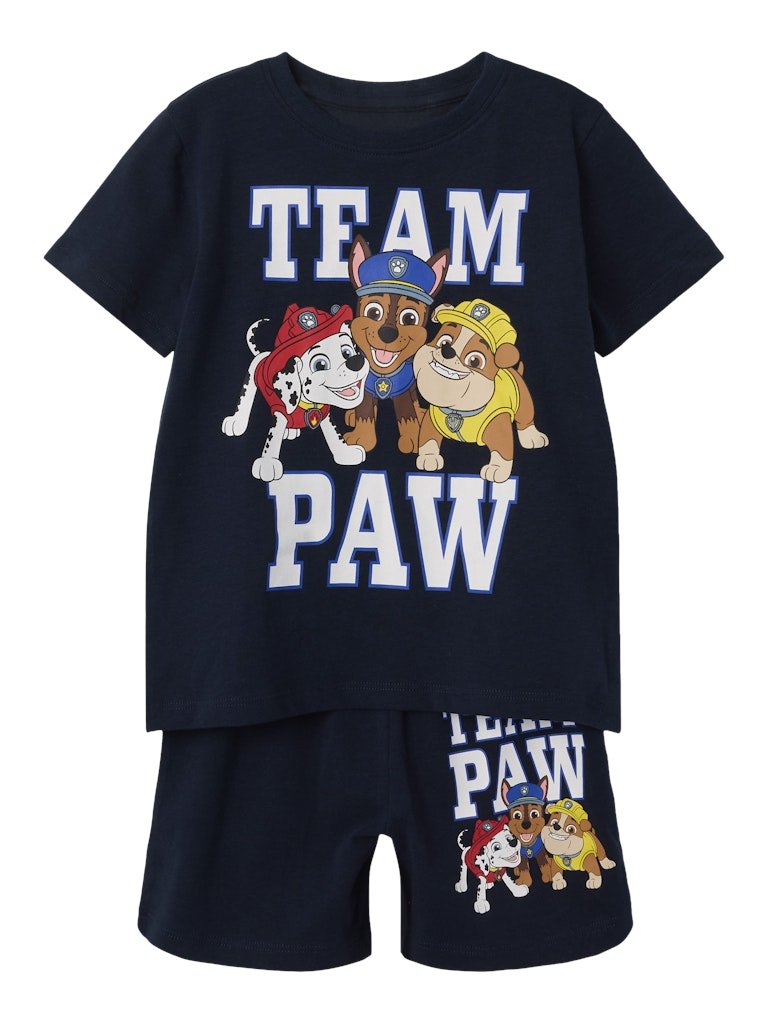 name it mini MAZE PAW PATROL SHORT SET - Dark Sapphire | Torgunns Barneklær AS