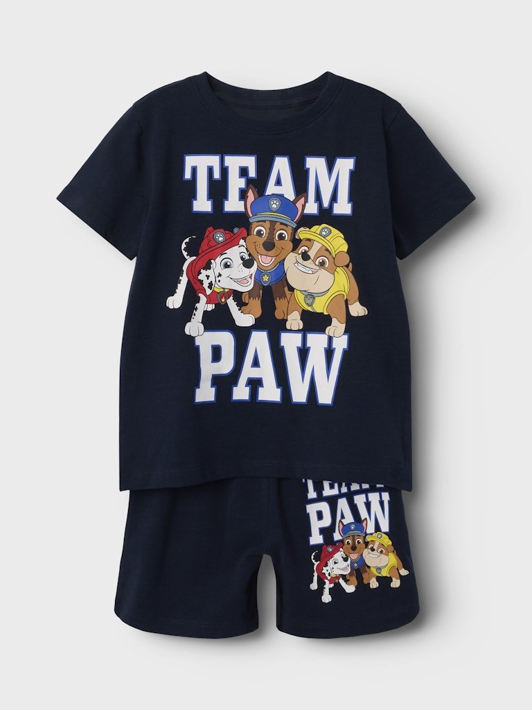 name it mini MAZE PAW PATROL SHORT SET - Dark Sapphire | Torgunns Barneklær AS