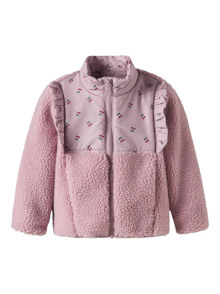 name it mini MINNA teddyjakke - Keepsake Lilac | Torgunns Barneklær AS