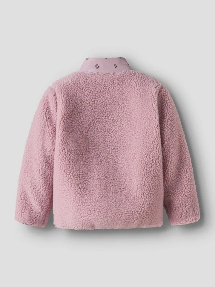 name it mini MINNA teddyjakke - Keepsake Lilac | Torgunns Barneklær AS