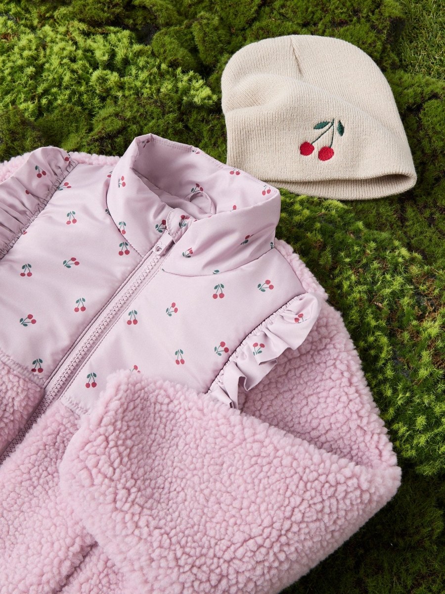 name it mini MINNA teddyjakke - Keepsake Lilac | Torgunns Barneklær AS