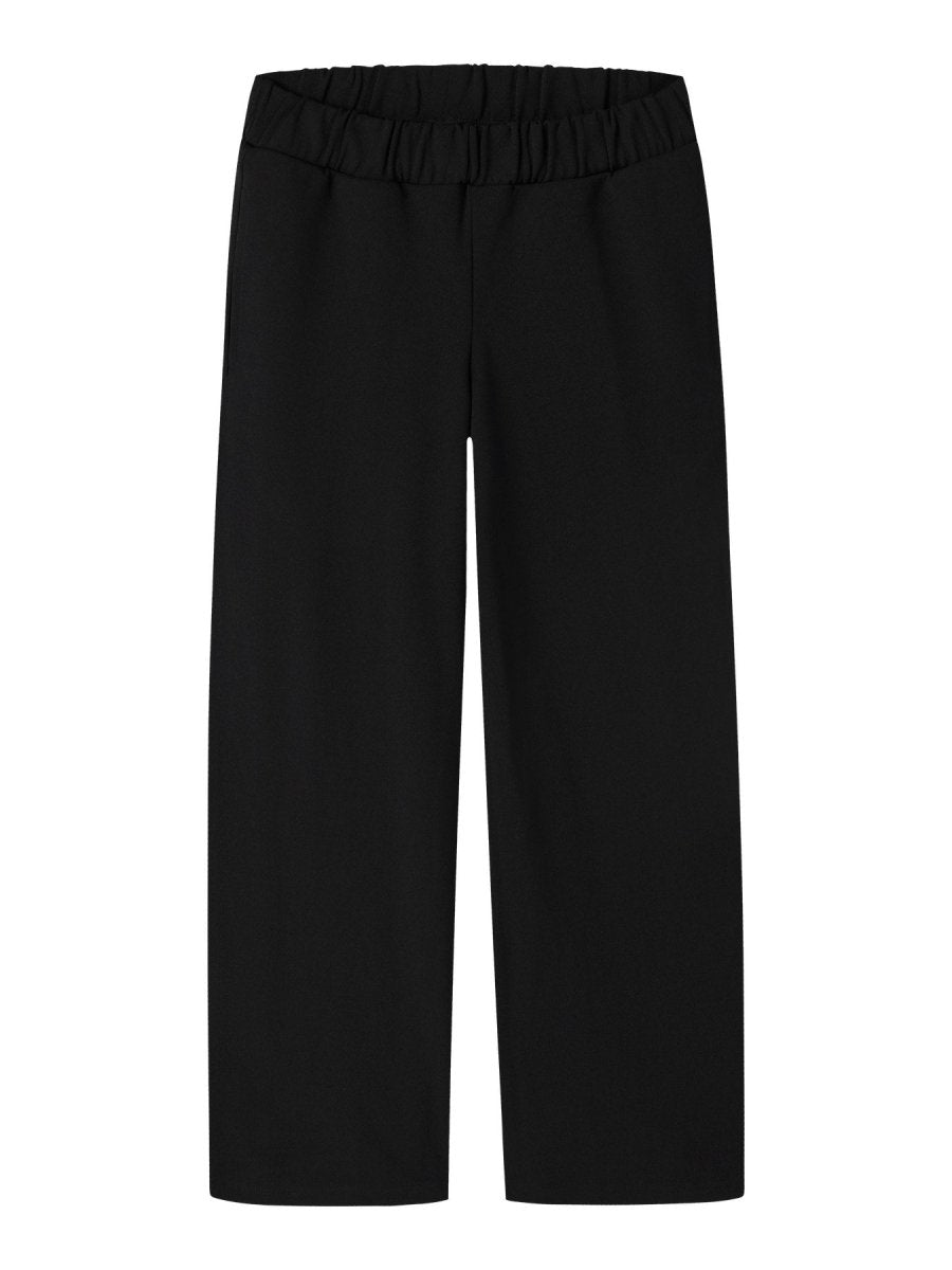 name it mini NALINNA WIDE PANT NOOS - Black | Torgunns Barneklær AS