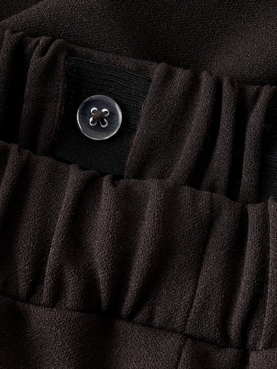 name it mini NALINNA WIDE PANT NOOS - Mole | Torgunns Barneklær AS