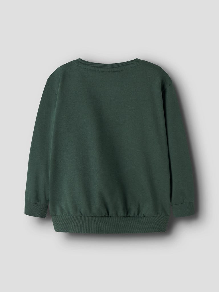 name it mini NILIUS LS SWEAT - Sycamore | Torgunns Barneklær AS